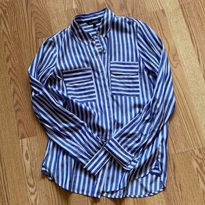Express long sleeve button up size small